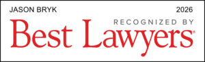 Logo: Jason Bryk Recognized by Best Lawyers 2026