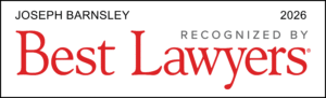 Logo: Joe Barnsley Recognized by Best Lawyers 2026