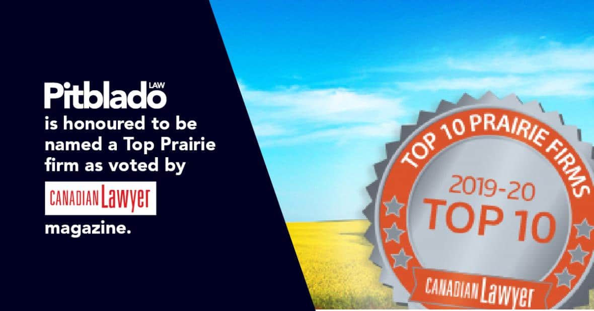 Pitblado Law Included in Canadian Lawyer's Top Prairie Regional Firms ...