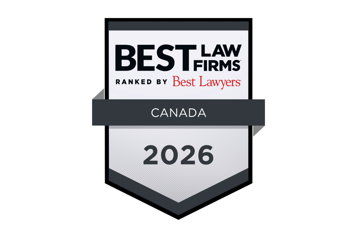 Badge of Best Law Firms Ranked by Best Lawyers Canada 2026