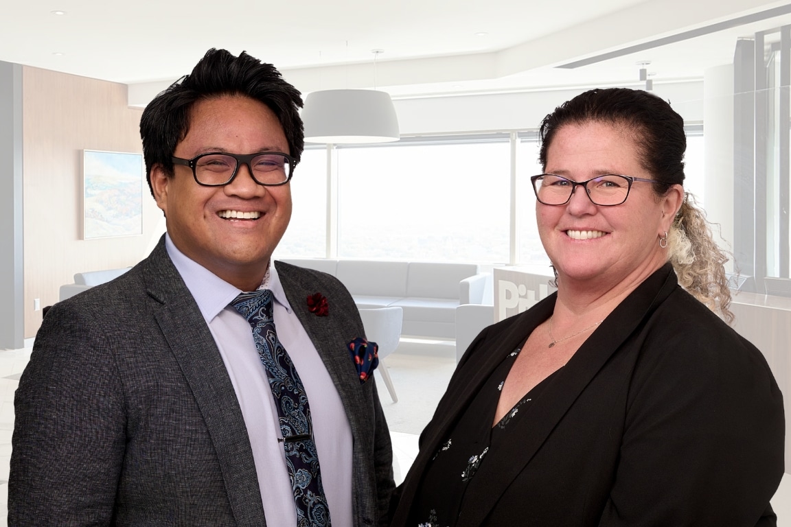 Side by side image of Adriel Agpalza and Susanne Dandenault